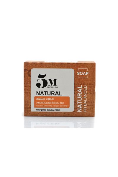 Million 5 Million Natural Soap Rich in Natural Honey Extract Anti-Wrinkle and Fine Lines 125g