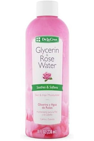 De La Cruz ® GLYCERIN & ROSE WATER 8 fl. oz.