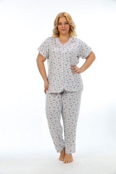 Etoile Set de pijamale Bamboo Plus Size pentru femei