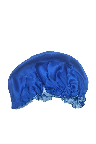 Hair System Satin Silk Cap by Hair System - Blue