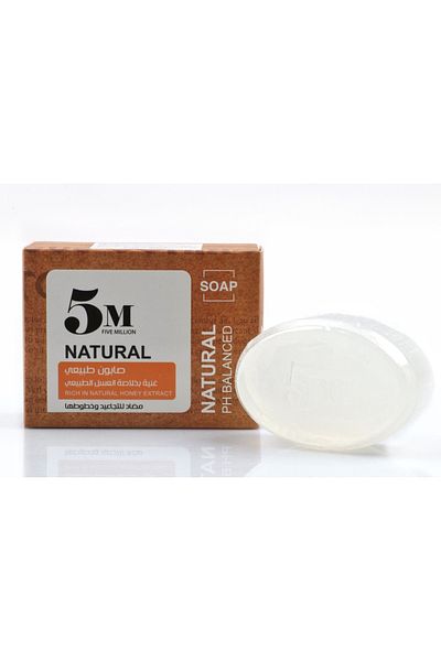 Million 5 Million Natural Soap Rich in Natural Honey Extract Anti-Wrinkle and Fine Lines 125g