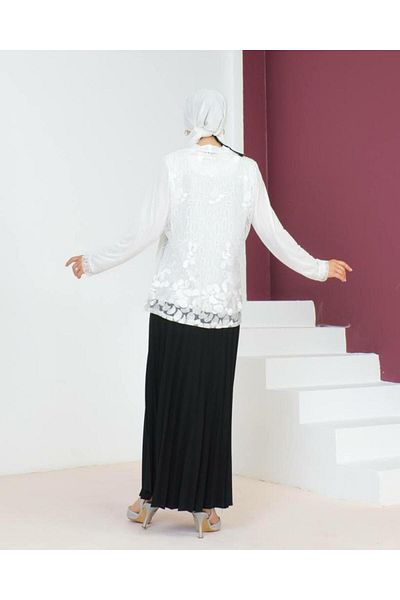 Tebrikler tekstil Women Evening Dress Blouse Model N0026