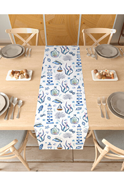 GREENDECOR Față de masă decorativă cu imprimeu cu design special cu model boe...