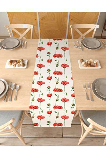 GREENDECOR زهرة البوهيمي نمط تصميم خاص عداء الرقمية المطبوعة ديكور مفرش المائ...