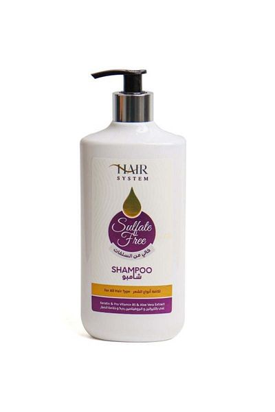 Hair System - Keratin-Enriched Shampoo with Provitamin B5 and Aloe Vera, 500 ml