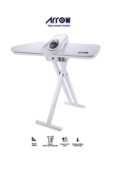 ARROW Steam Press with Stand 42 inch 2200W | Removable Water Tank for Water Refilling| RO-42ESPC