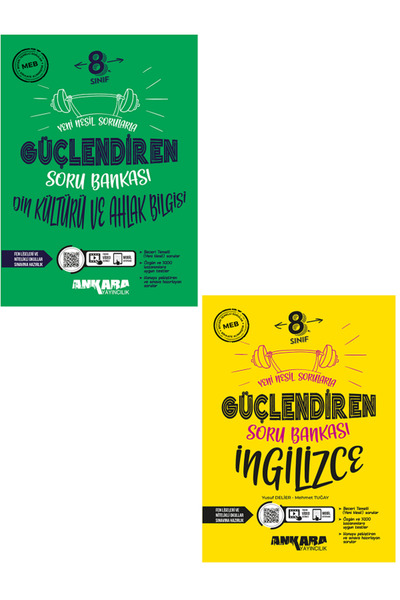 Efsane Yayınları 8.Sınıf Ankara Güçlendiren Din Kültürü + İngilizce Soru Bank...