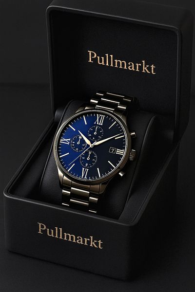 pullmarkt Father's Day Gift - with Calendar - Men's Wrist Watch