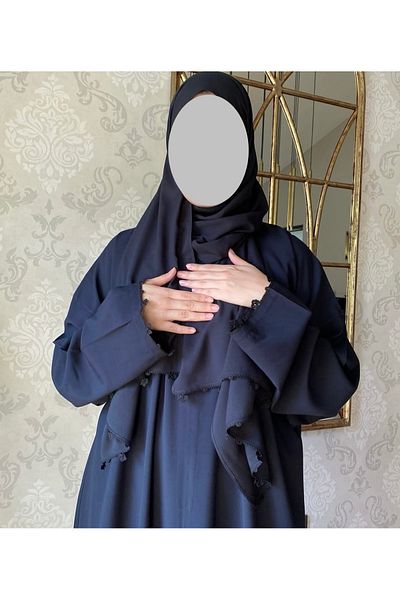Nimet Abla Butik Hand Embroidered Prayer Robe Suit