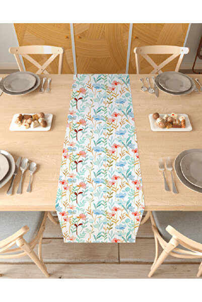 GREENDECOR زهرة البوهيمي نمط تصميم خاص عداء الرقمية المطبوعة ديكور مفرش المائ...