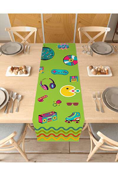 GREENDECOR 90s راديو البوهيمي نمط تصميم خاص عداء الرقمية المطبوعة ديكور مفرش ...