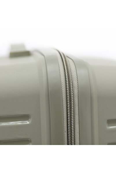 Giordano Polypropylene Cabin Size Trolley,25/16703-20t Olive With Double Spinner Wheels