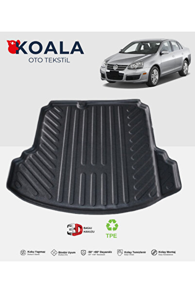 KoalaOtoTekstil Volkswagen Jetta Sedan (2005-2010) 3d Bagaj Havuzu