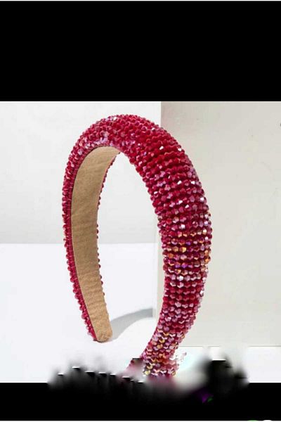 EMKSHOP Hair Bands Luxury with Beads Glamorous Party Wedding Tai