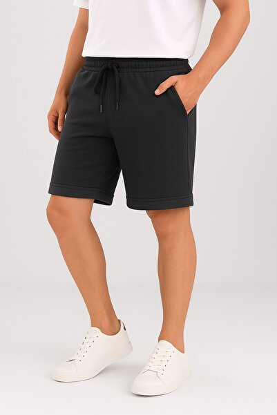 fh fashionhere Men's Shorts King Pike Smoked Double Leg 3 Pockets Zippered Back Pocket Daily Casual Shorts