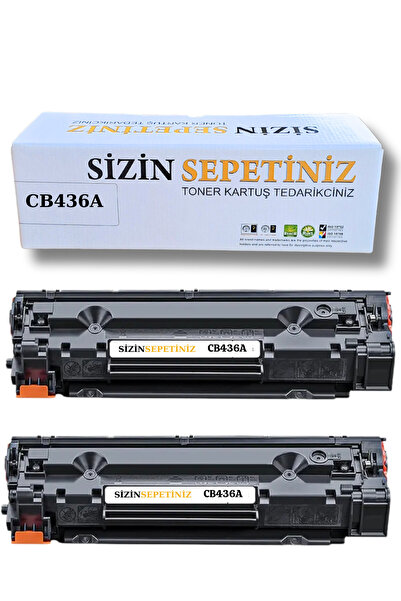 HP 36a TONER | Cb436a | Laserjet P1505 Muadil Toner 2 ADET