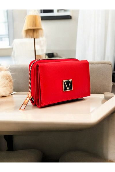 yuzuco Multi-Section Women's Wallet with Artificial Leather Straps