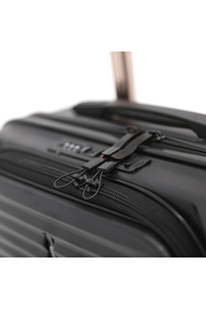 Giordano Cabin Travel Bag with Double Spinner Wheels and Digital Lock