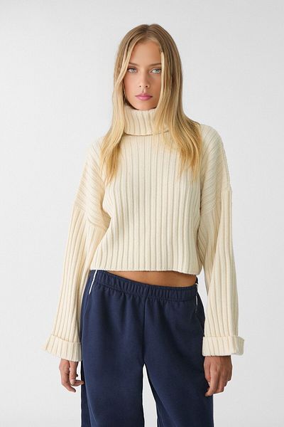 KURGAN TEKSTİL Women's Turtleneck Knitwear Sweater