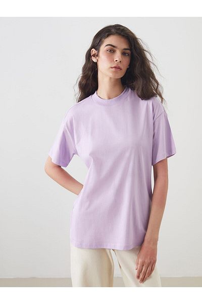 LC Waikiki Γυναικείο μπλουζάκι LCW Modest Stand Collar (S5)