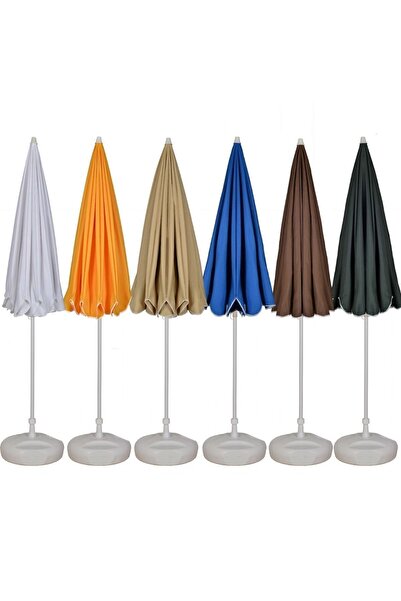 Alperen Şemsiye Plaj Şemsiyesi Bahçe Balkon Teras Şezlong Şemsiyeleri Bidon Hariçtir Taşıma Çantası Hediyeli.