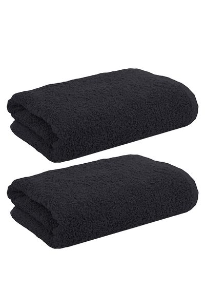 ILGIN HOME Premium 50X90 cm 100% Cotton Sports Towel Set of 2 Stylish and Soft Hand Towels for Yoga, Pilates, Sports