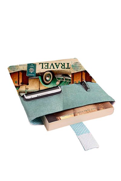 HRS Patterned Washable Pocketed Book Case 20 x 25 cm Multi-Purpose Bag Book Cover