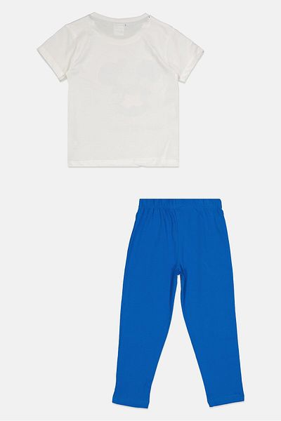 Disney Kids Boy 2 Pieces Mickey Mouse Pajama Set, Multicolor