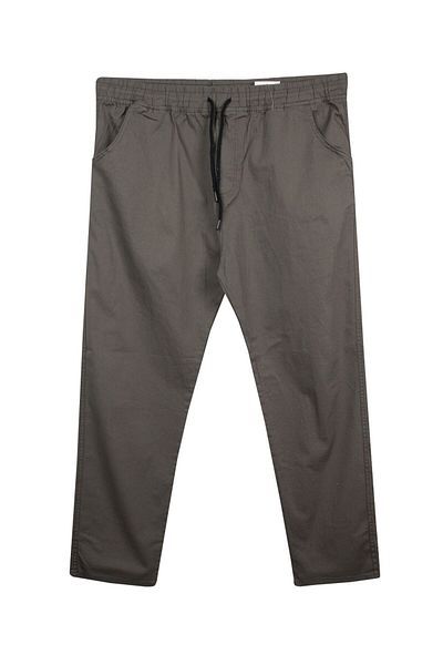 tambattal Large Size Lace-Up Gabardine Trousers Soil