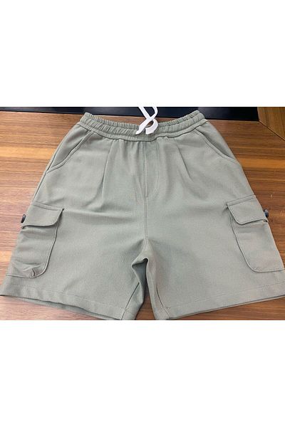 DEMOİSELLE Boy's Cargo Pocket Capri Shorts