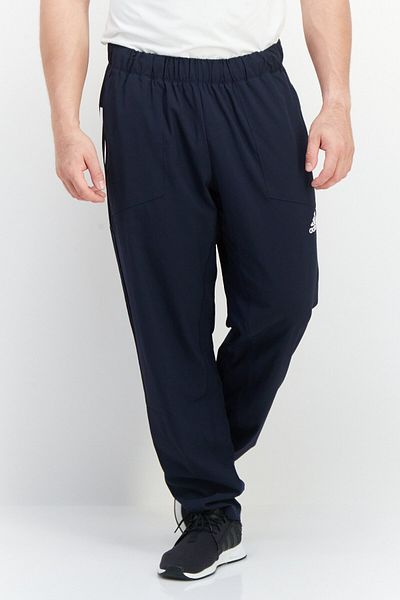 adidas Men Sportswear Fit Brand Logo Training Sweatpants, Navy Blue