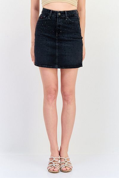 Esprit Women Embellished Mini Skirt, Black