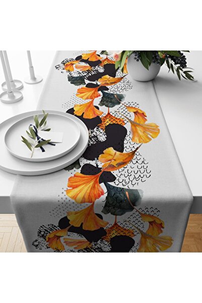 MUN HOME Imprimat digital 40X140 cm Catifea Runner cu cusătură cu margine pliată