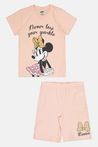 Disney Kids Girl 2 Pieces Mickeys Friend Pajama Set, Multicolor