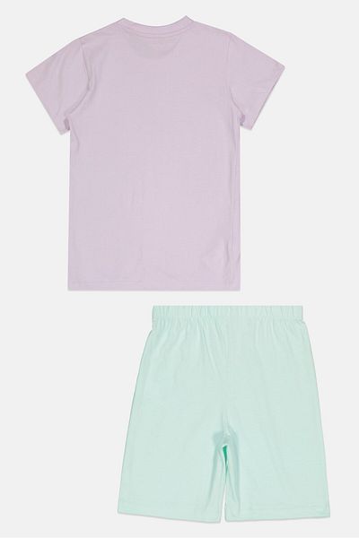 Disney Kids Girl 2 Pieces Mickey And Friend Pajama Set, Multicolor