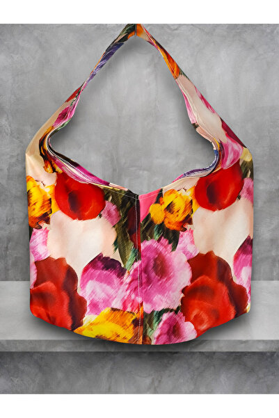 kraterya home Kraterya Satin Handbag Red