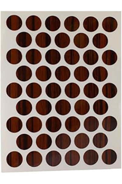 Genel Markalar Pacific Yapışkanlı Yapıştırma Vida Tapası Abanoz 50 Adet Vida ...