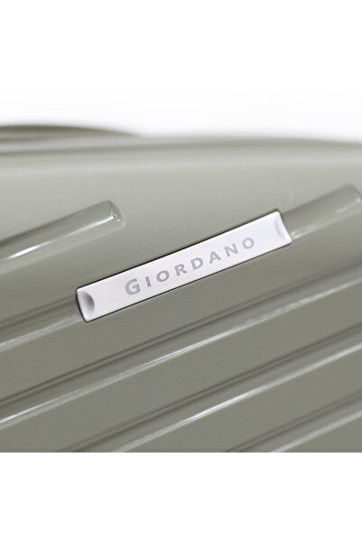 Giordano 3-Piece Polypropylene Luggage Set,, with Double Spinner Wheels