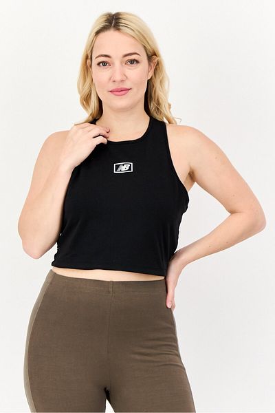 New Balance Women Fitted Fit Sleeveless Outdoor Tank Top, Black
