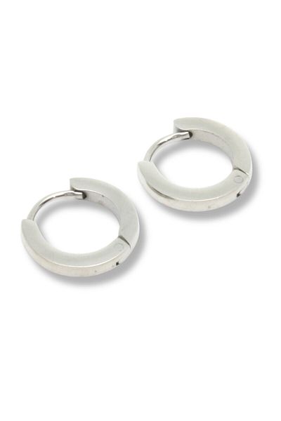 Ocean Pole 9 mm Steel Earrings