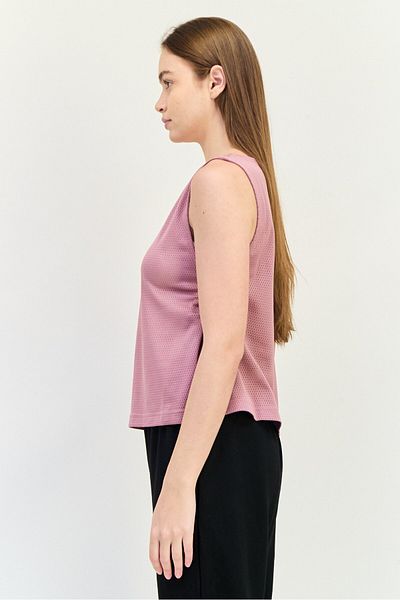 adidas Women Sportswear Fit Sleeveless Training Tank Top, Mauve