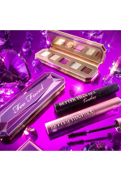 Too Faced Limited Edition You're A Gem Makeup Set Eyeshadow and Mascaras
