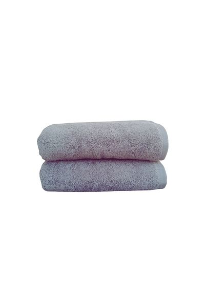 ILGIN HOME Premium 50X90 cm 100% Cotton Sports Towel Set of 2 Stylish and Soft Hand Towels for Yoga, Pilates, Sports