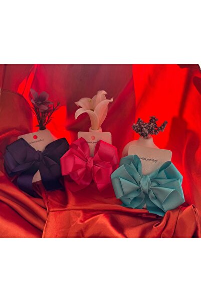 ŞİMŞEK BİJUTERİ 3 LÜ SET FİYONK KURDELE TOKA