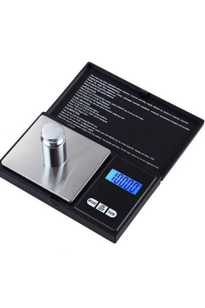 SIKS ® Jewelry Scale With Digital Display 500 X 0.1, Portable, Black