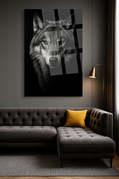 TAULART CRNI LEPOG VUKA DIZAJN ULTRA ŽIVOPISNE BOJE NELOMILOVITI LUKSUZNI MOD...