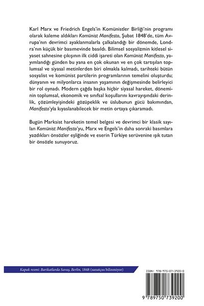 Bloomsbury The Communist Manifesto - Karl Marx / Friedrich Engels