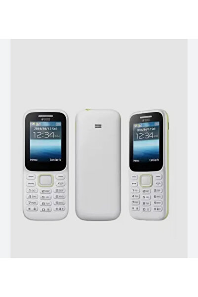 TEMUR AKSESUAR B310E Cep Telefonu (Resmi BTK Kayıtlı)2G VE 3G HATLAR İÇİN Beyaz