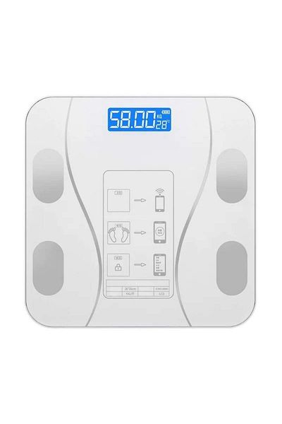 SIKS Electronic Scale, Smart Application, Illuminated Digital Screen, Supports Max 180 Kg