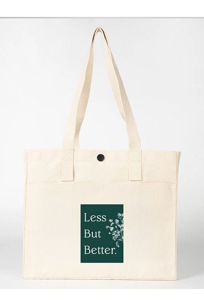 GEDENE Less but Better - Lux Canvas Bag with Front Pocket